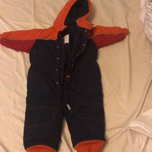 Hanna Andersson one piece waterproof snowsuit